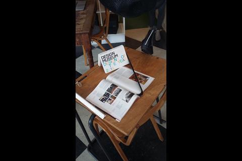 Tracey Neuls desk and Design Museum